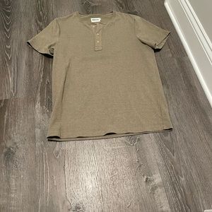 Taylor Stitch heavy bag Henley short sleeve medium 40